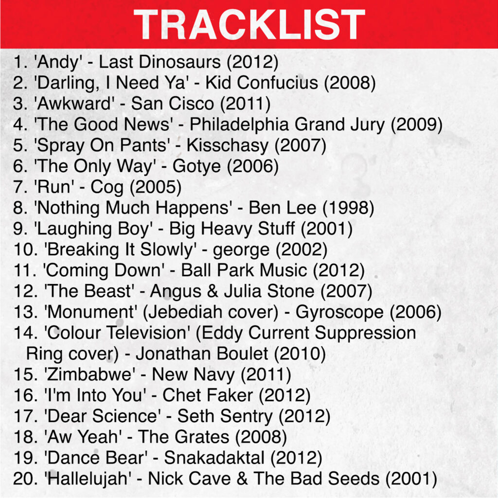 Mixtape, Vol. 1. CD Version, Rear.