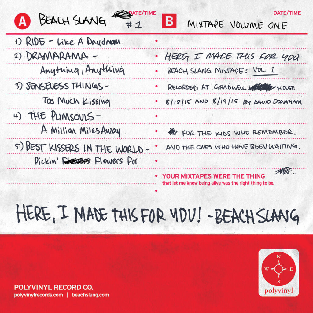 Mixtape, Vol. 1. Original Inspiration. Credit: Beach Slang