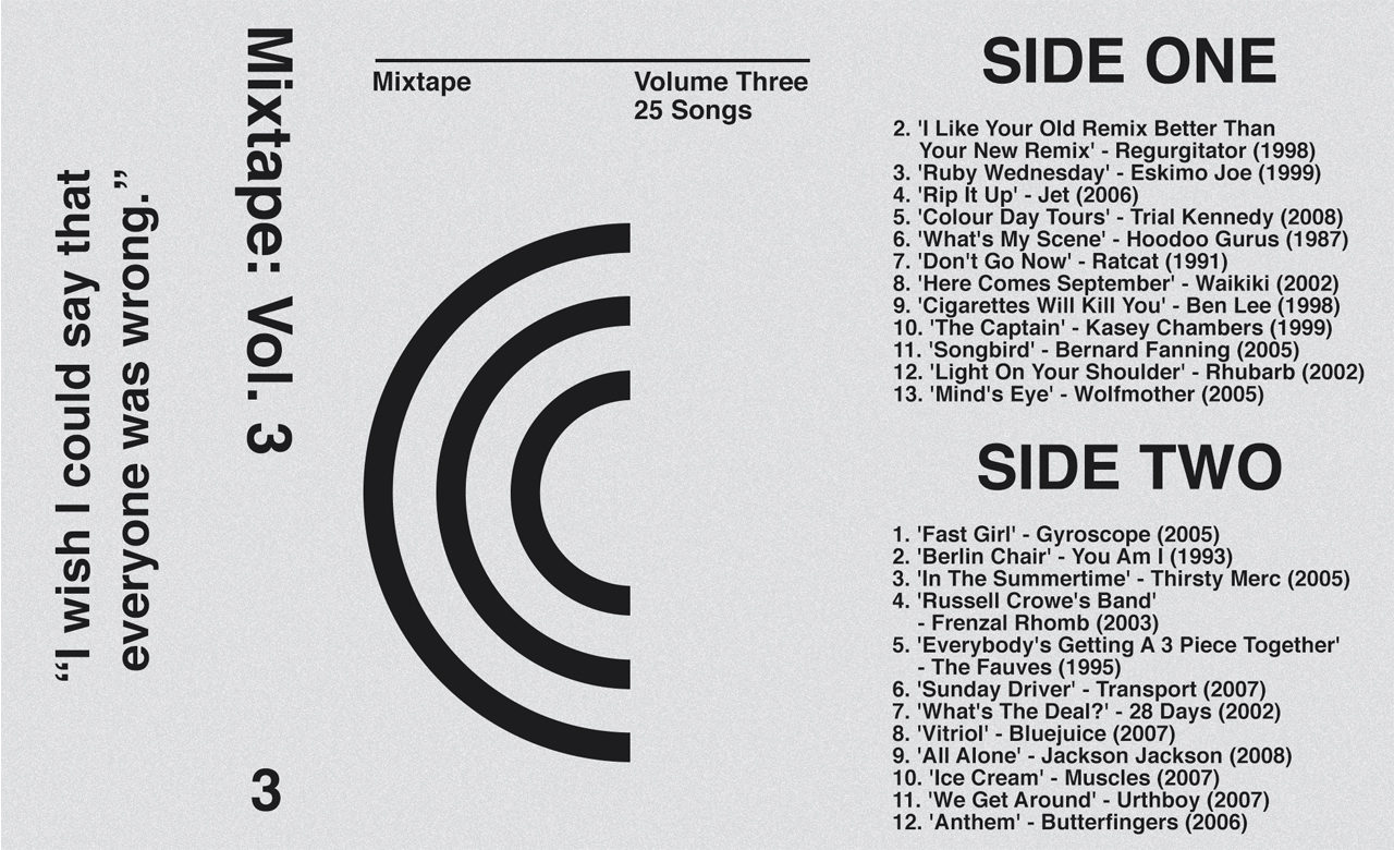 Mixtape, Vol. 3. Full Design.