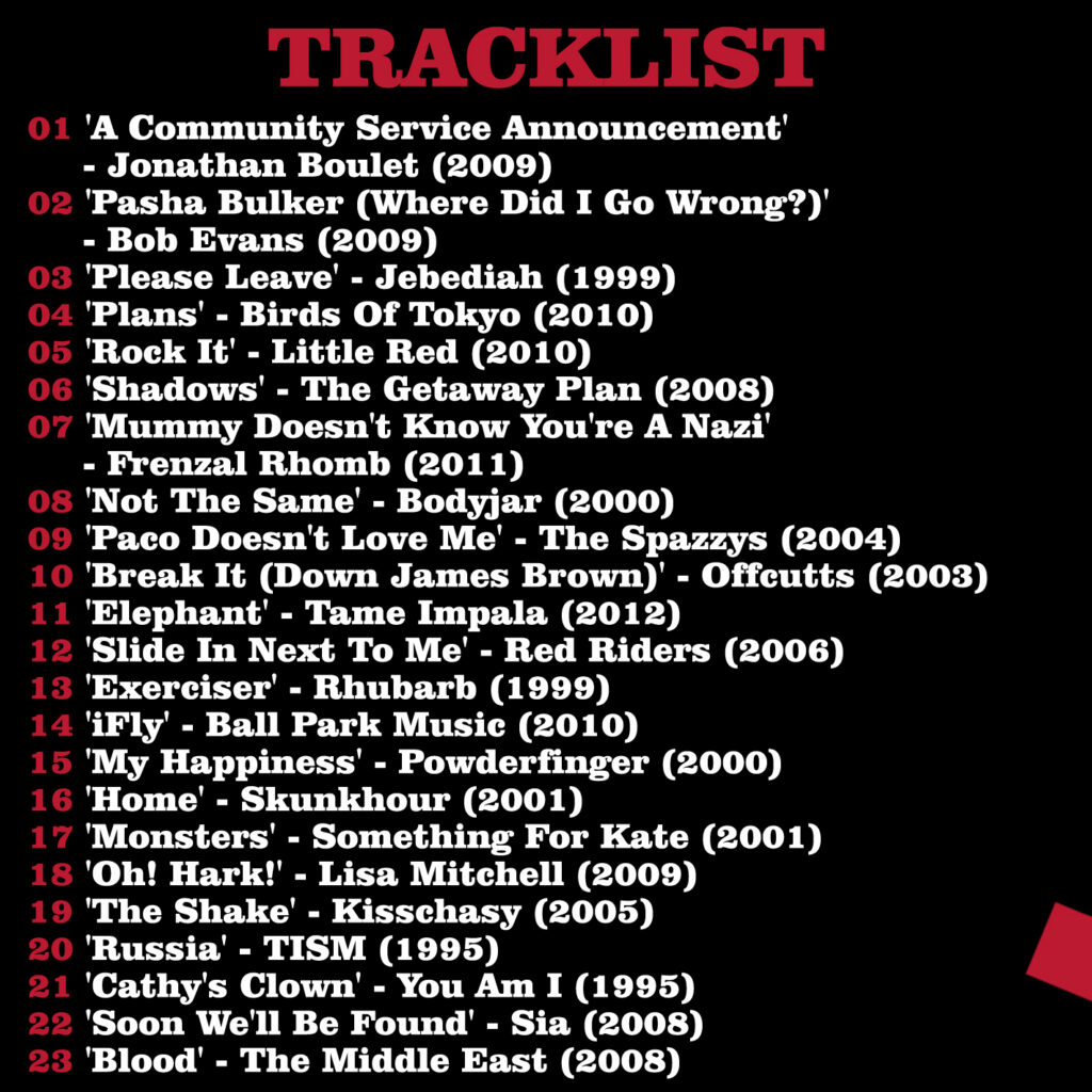Mixtape, Vol. 4. CD Version, Rear.