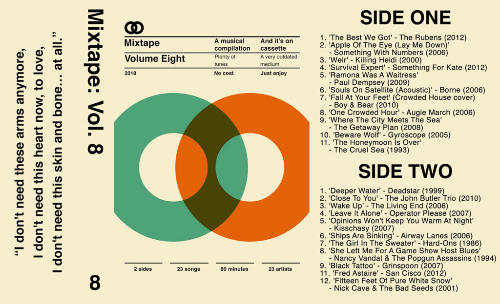 Mixtape, Vol. 8. Full Design.